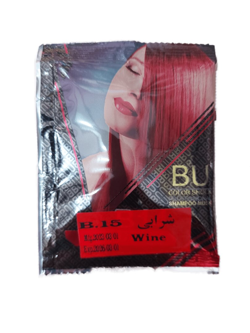 رنگ مو بی یو B15 رنگ شرابی
