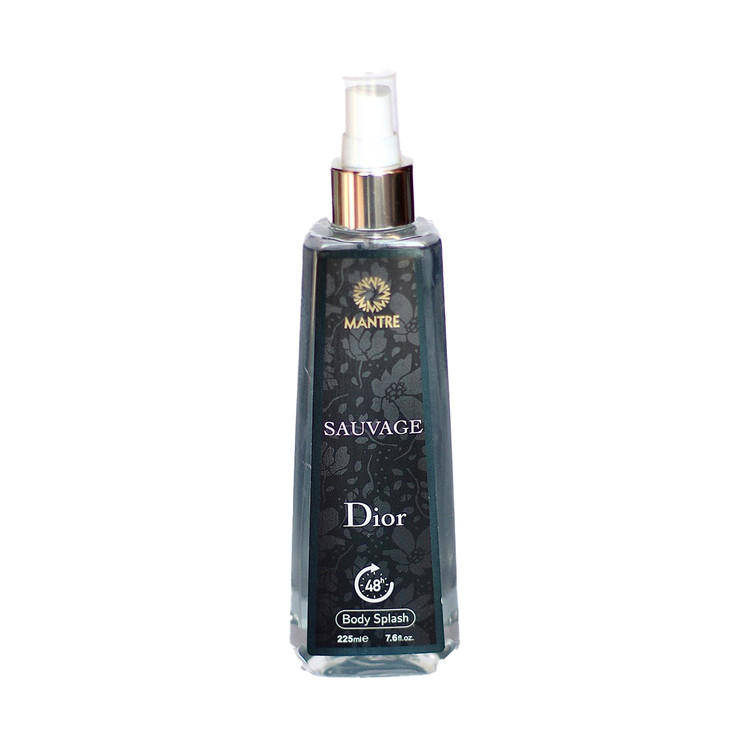 بادی اسپلش مردانه مانتره مدل SAUVAGE Dior حجم 225 میلی لیتر
